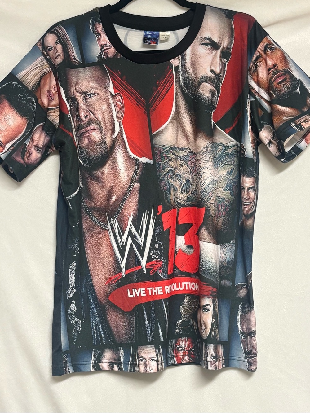 99 INC WWE '13 Graphic Tee in Black and Red